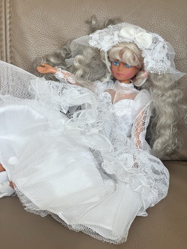 Vintage brautpuppe brautkleid - brautpuppe,