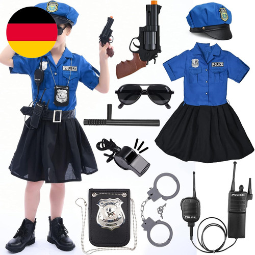 Polizei kostüm mädchen - kostüm,