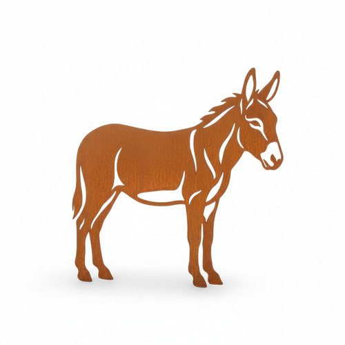 Metall tierfigur edelrost - metall,