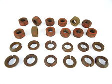 12x Radmuttern M20x2,5 SW30 + Federring konisch vom Fendt Dieselross F15 Traktor