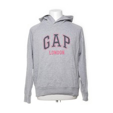 Gap, Kapuzenpullover, Größe: L, Grau, Baumwolle/Polyester, Print, Sweat -TLi