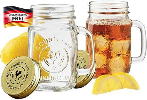 Mason jar trinkgläser 480ml - trinkgläser,