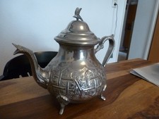 Teekanne Kaffeekanne silber