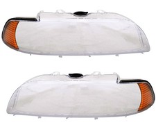 Streuscheiben Set für 5er BMW E39 Facelift 2000-2003 Scheinwerfer Scheibe Glas