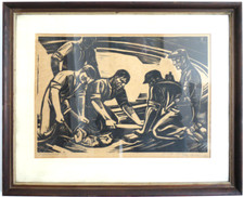 Ferdy Horrmeyer Holzschnitt