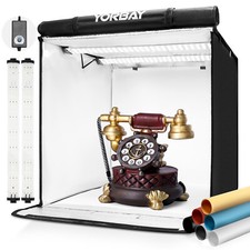 Fotostudio Set 52 x 52 x 52cm CRI 95+ LED-Fotobox Profi Faltbars Fotostudio