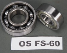 Kurbelwellenlager für  den  Viertakter O.S. FS-60  ("open rocker")