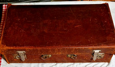 alter Stabiler Lederkoffer ,