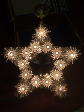 Weihnachtsstern Weihnachten Stern leuchtend 15 Lichter Deko 80 er Jahre in OVP