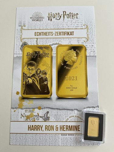 Harry potter goldbarren - harry,