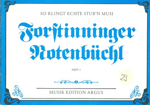 Volksmusik notenhefte - volksmusik,