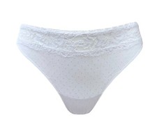 Lise Charmel Brazilian Slip String Antinea 36 XS weiß Hochzeit NEU