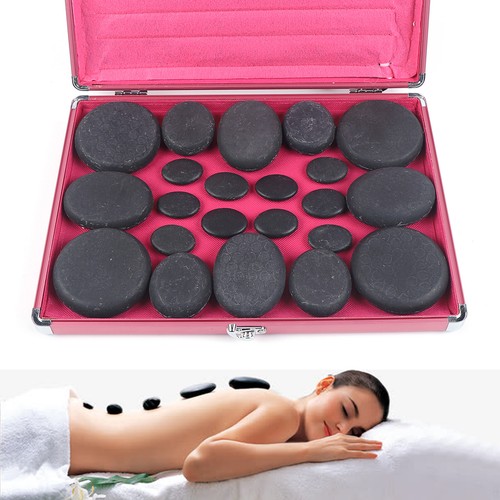 Hot stone massage - hot, set