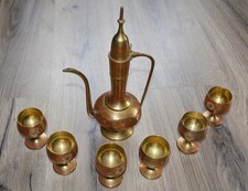 7 tlg. Messing Set