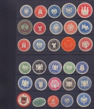 Siegelmarken Sammlung, Konsulat Venedig, Ostgebiet. Breslau, Glatz H75