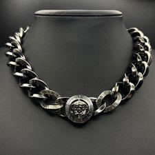 Versace medusa greca gunmetal - versace,