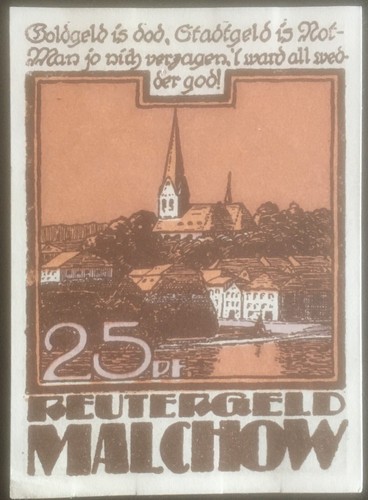 Pfennig malchow 1922 - 25,