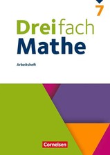 Dreifach Mathe 7. Schuljahr - Arbeitsheft mit Lösungen | Taschenbuch | 96 S.
