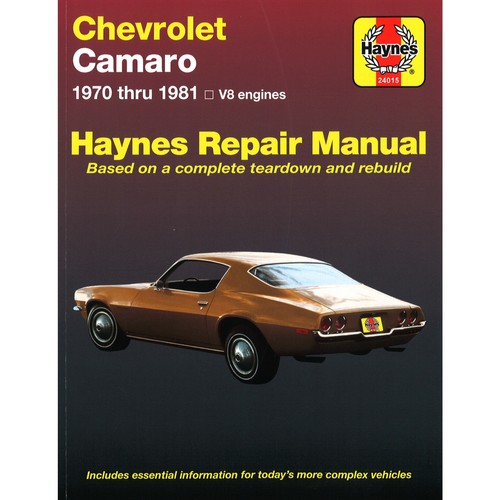 Chevrolet camaro - camaro, (1970-1981)