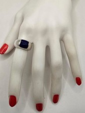Vintage Lapislazuli Ring aus