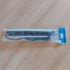 BACHMANN 300.003 Handwerkerleiste Schukosteckdose 6-fach mit Schalter, 