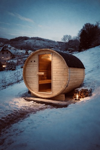 Neu fasssauna inklusive - ,