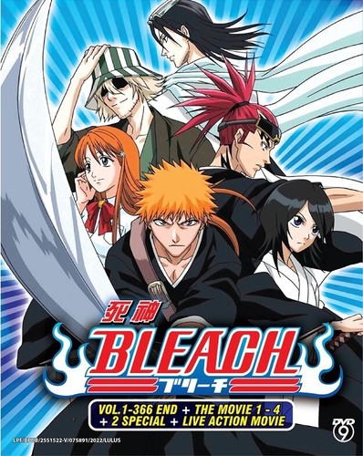 Dvd anime bleach komplettsatz - dvd,