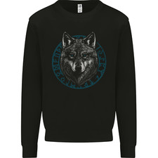 Wolf viking symbole text - a,