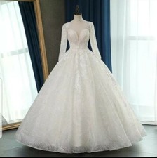 Weiß/Elfenbein Langarm