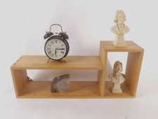 Kleines Eiche Wandregal B 56,2 cm x H 24,2 cm x T 14,5 cm