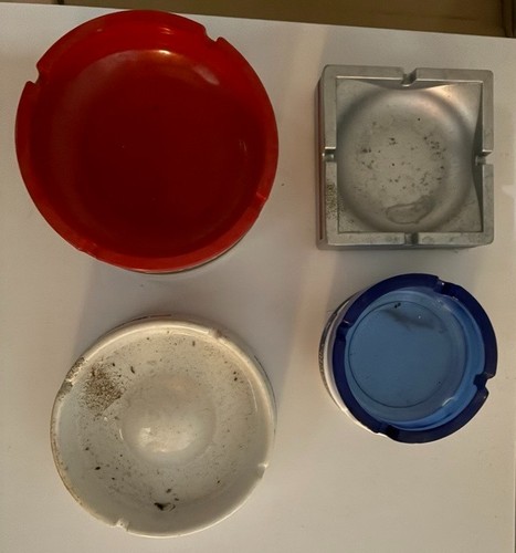 Vintage aschenbecher set - 4,