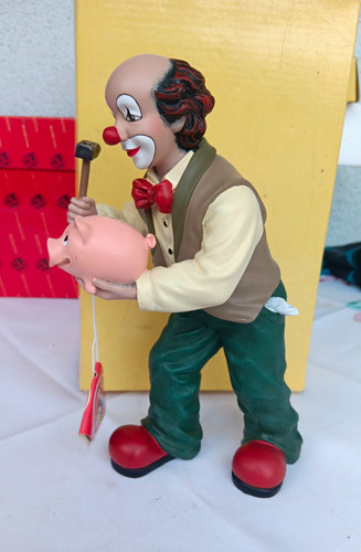 Gilde clown figur kunstharz - clown,