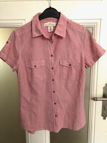 Rot weiss gestreifte bluse - ,