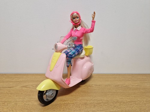 Vintage barbie puppe roller - &,