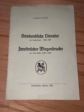 Zweibrücken ortskundliche - -,