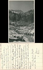 Stimmungsbilder Natur Bachlauf Wasserfall Waterfall Bergregion 1940