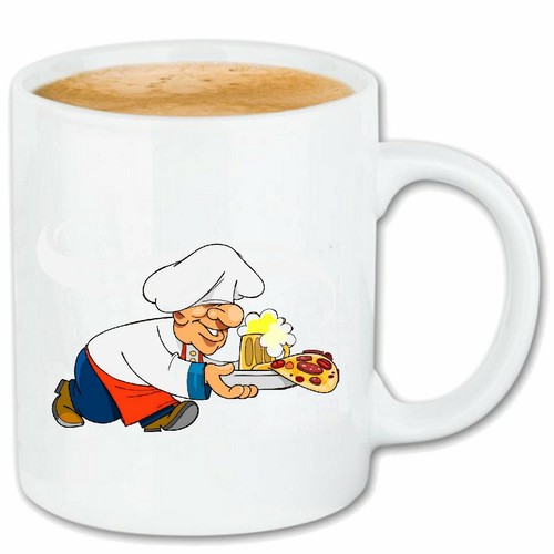 Kaffeetasse koch mit bier - koch,