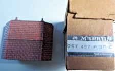 2 x MÄRKLIN H0 00 467 P/30 Brückenpfeiler Guss gebaut von 1948 - 1951 in OVP