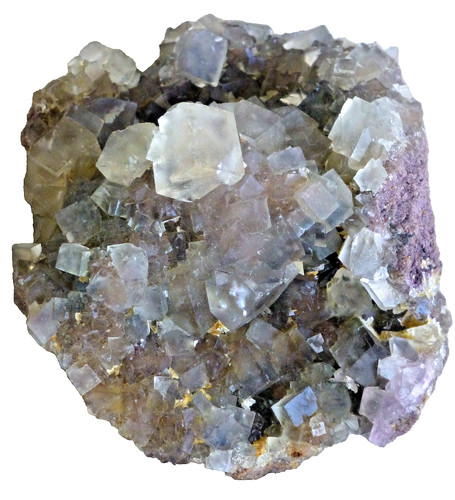 Große fluorit stufe - 11, cm