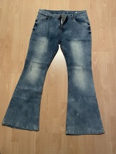 Herren Schlaghose Denim Jeans Größe: 2XL/XXL, Relaxed, blau, neu