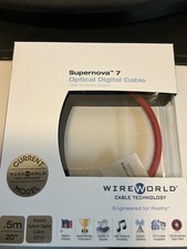 Wireworld SUPERNOVA 7 - Optical Digital Cable Toslink-Toslink (STO), 0,5m