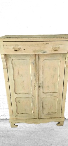 Vertiko antik shabby chic - , gelb