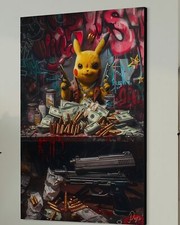 Pikachu Pokemon Leinwand Bild