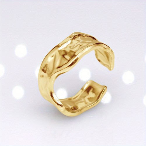 Goldfarbener statement ring - statement,