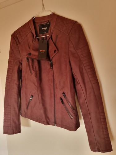 Only lederjacke beere - only,