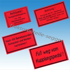 Hanomag Aufklebersatz 4 teilig