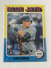 2024 Topps Heritage Cam Eden Rookie Blue Jays #678