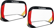 HUDORA Fußballtor Set Garten faltbar & tragbar bunt Spieltor 120x80x80 cm [2ER]