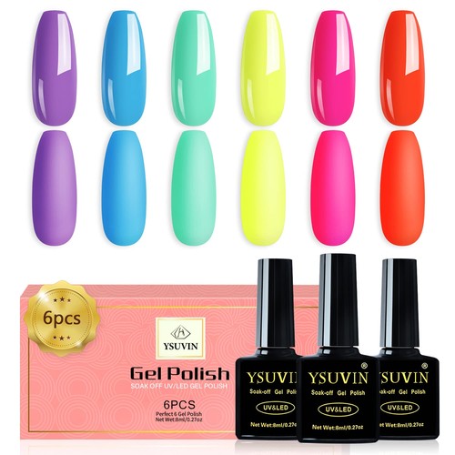 Nagellack set neon - nagellack, gel