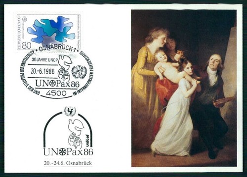 Unicef kunstkarte 1986 - unicef,
